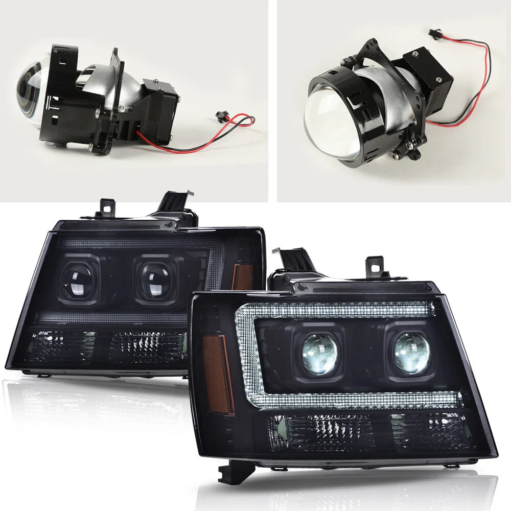 LED Projector Headlights for Chevy Avalanche Tahoe Suburban (2007–2014)