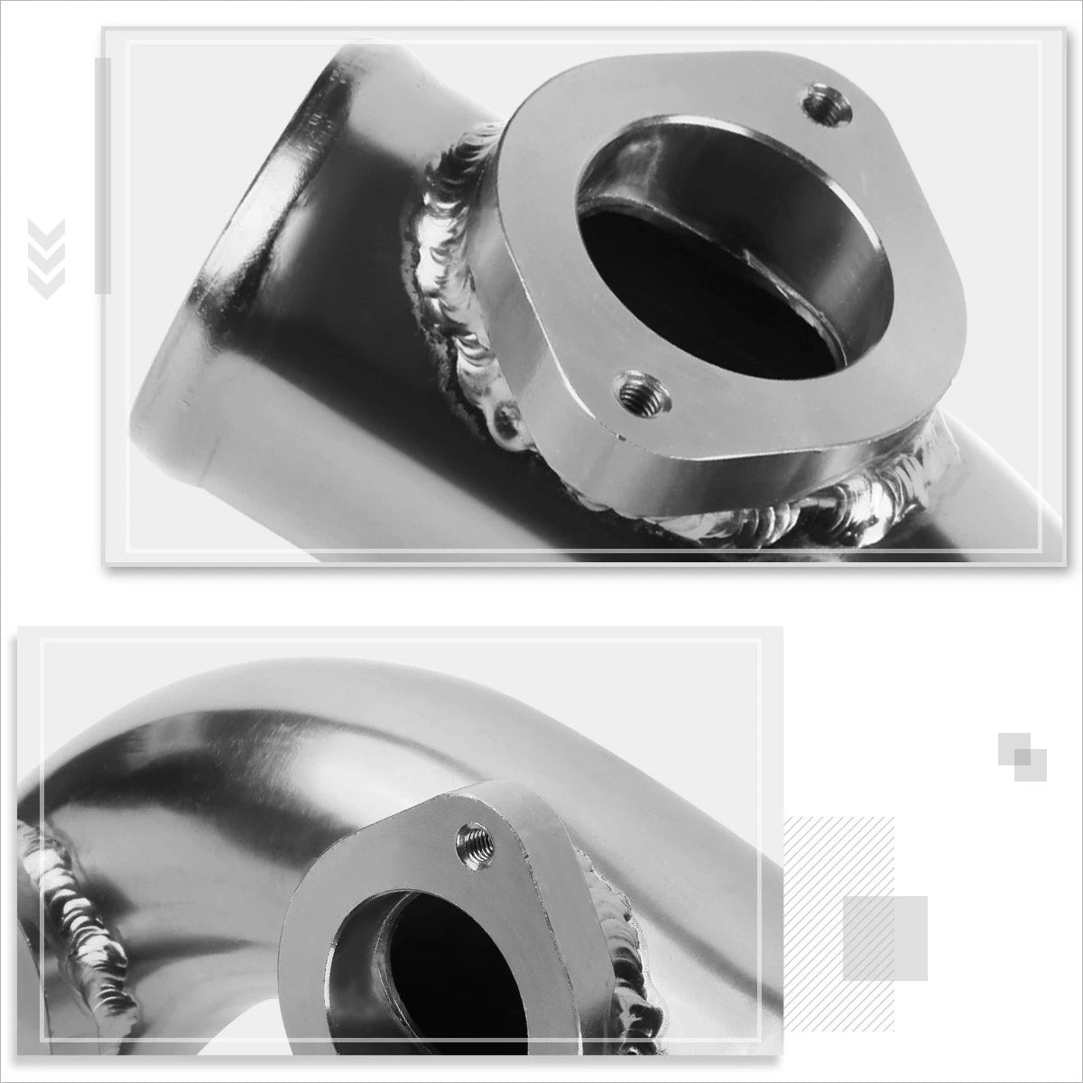 2.5" Aluminum Turbo BOV Adapter Flange Pipe for Type-S RS RZ