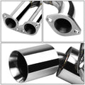 4.5" Rolled Tip Muffler for Nissan 370Z Z34 (2009–2020) VQ37 Catback Exhaust