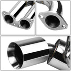 4.5" Rolled Tip Muffler for Nissan 370Z Z34 (2009–2020) VQ37 Catback Exhaust