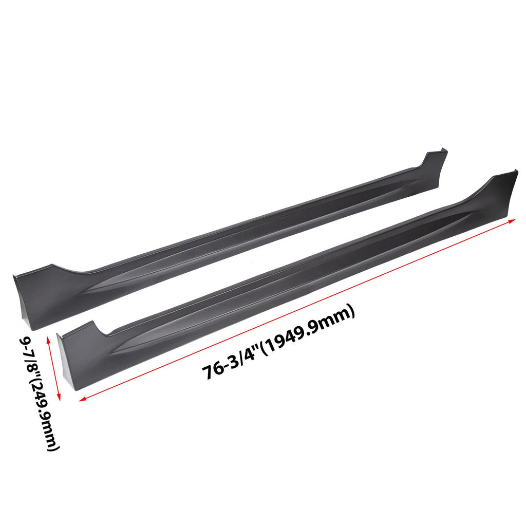 Mug Pair for Honda Civic 4 Door Sedan (2006–2011) LH RH Side Skirt Unpainted ABS