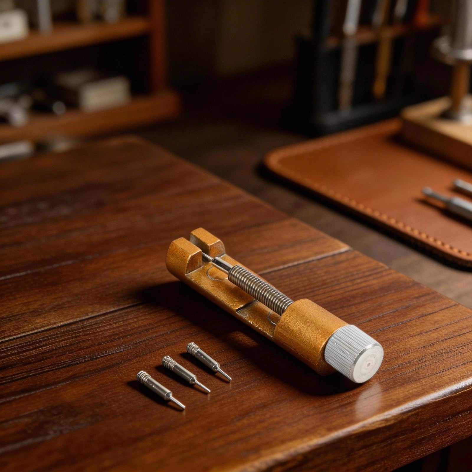 Watch Repair Tool for Link Pin Removal and Band Adjustment