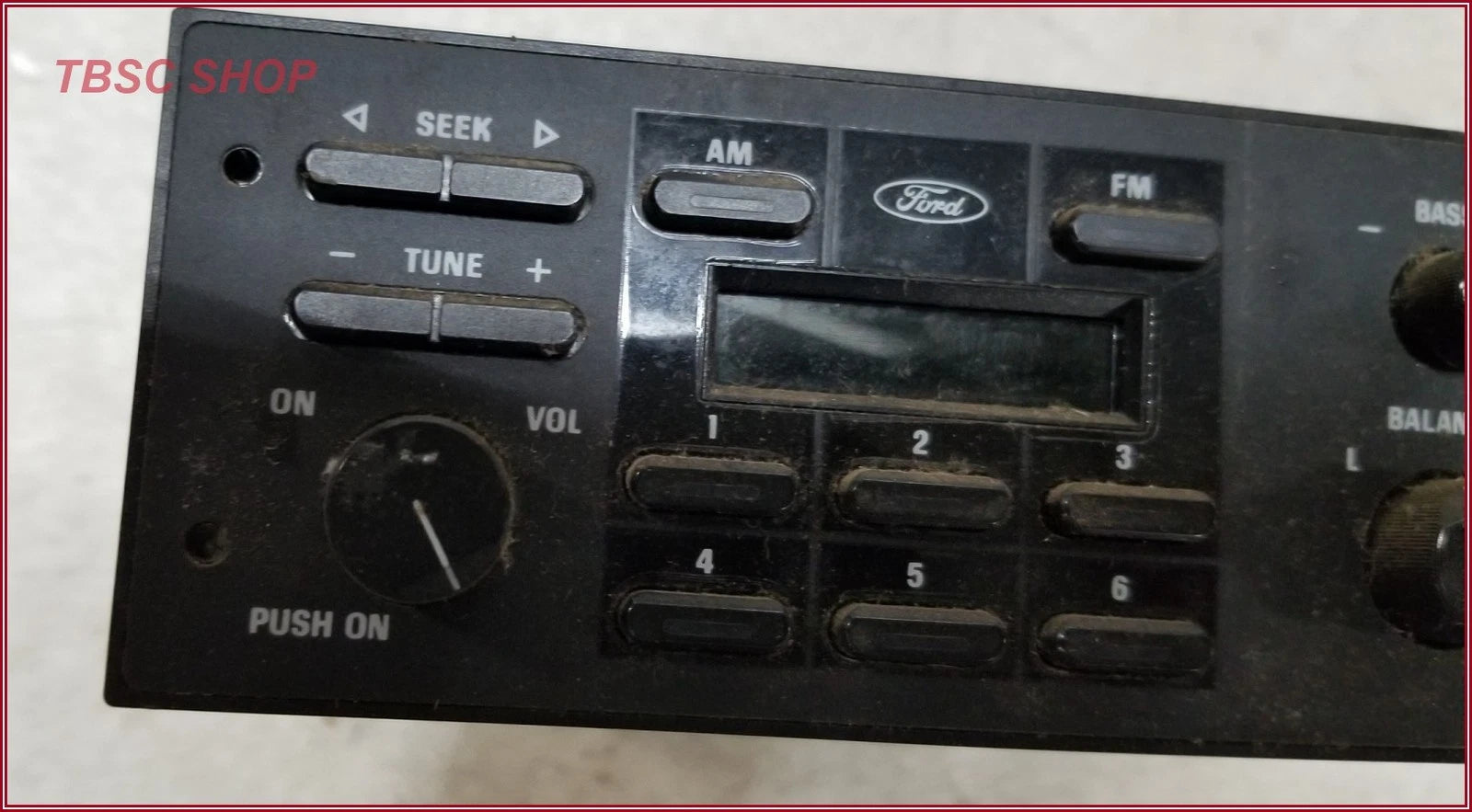 AM FM Radio for Ford Mercury (1990–1994) FOCF-19B131-BA