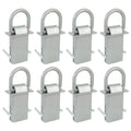 Set of 8 Heavy Duty Trailer Stake Pocket D Rings for Standard 2"x4"
