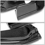 3Pcs Carbon Fiber Front Bumper Lip Under Splitter Diffuser for Honda Fit (2014–2017)