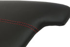 Leather Synthetic Console Armrest Cover for Honda Accord (2013–2017) Black Red Stitch