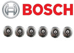 Set of 6 Bosch 9607 Iridium Spark Plugs for Audi BMW (Pre-Gapped)