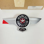 Right Side Metal Red Star Wing Tank Badge Emblem for Harley Fatboy (2010–2017)