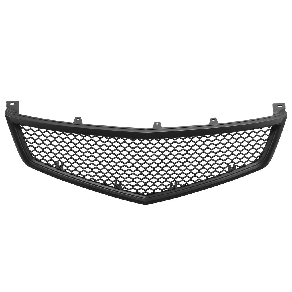 Front Bumper Grille for Acura TSX (2006–2008) Matte Black