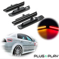 Amber Red LED Bumper Side Marker Indicator Lamps for Acura TL (2004–2008)