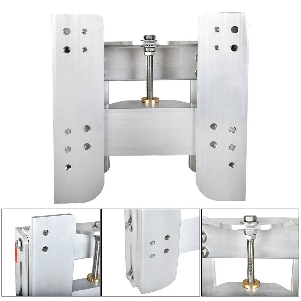 Adjustable 4" Aluminum Outboard Jack Plate for JPL4400 Boat