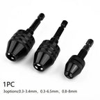 Hex Shank Cordless Power Screwdriver Adapter Chuck Conversion
