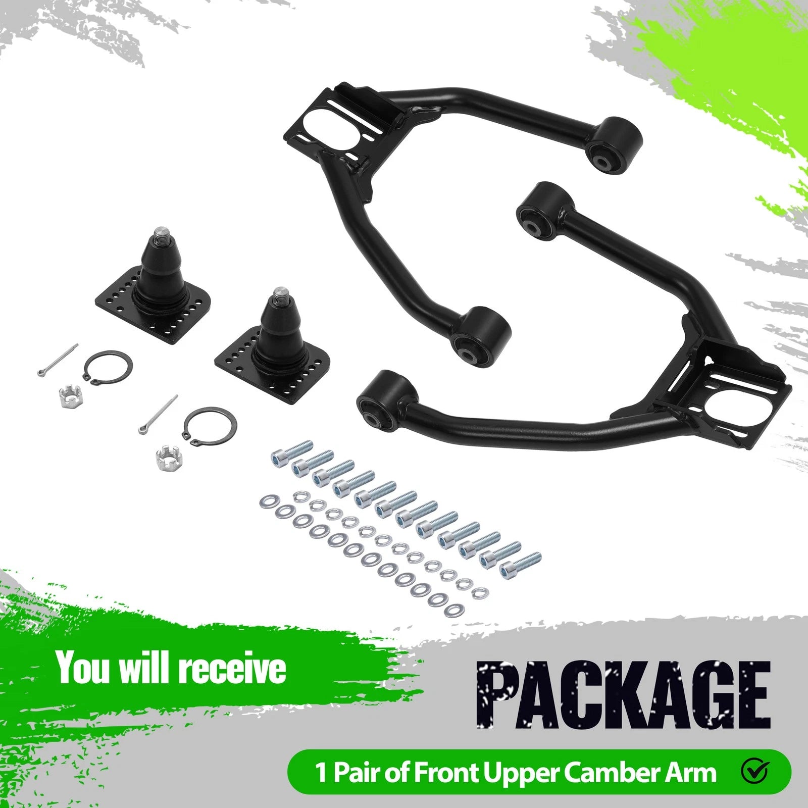 Front Upper Camber Control Arms for Nissan 350Z (2003–2009) Infiniti G35 (2003–2007)