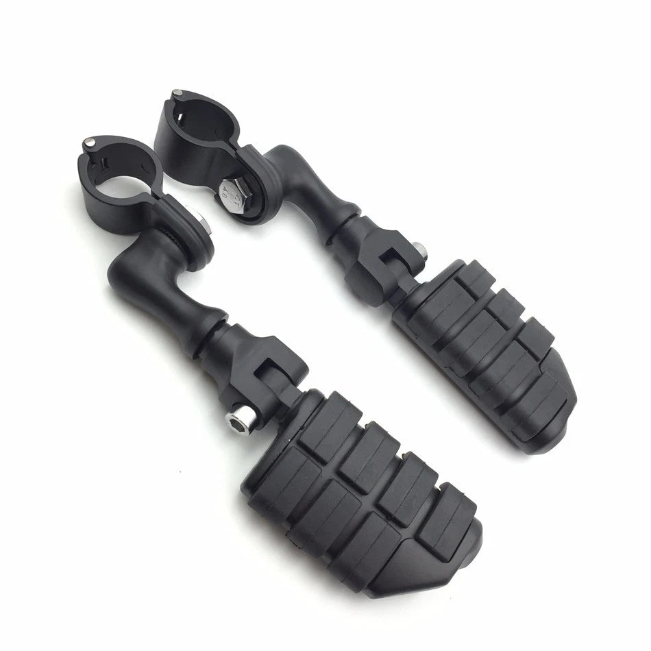 Dually Highway P-Clamps Large Footpeg Kit 1-1/4 inch for Motorcycle