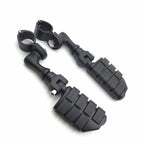 Dually Highway P-Clamps Large Footpeg Kit 1-1/4 inch for Motorcycle