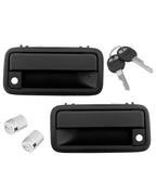Exterior Door Handle with Lock Cylinder for Chevy GMC C1500 C2500 (1988–2000)