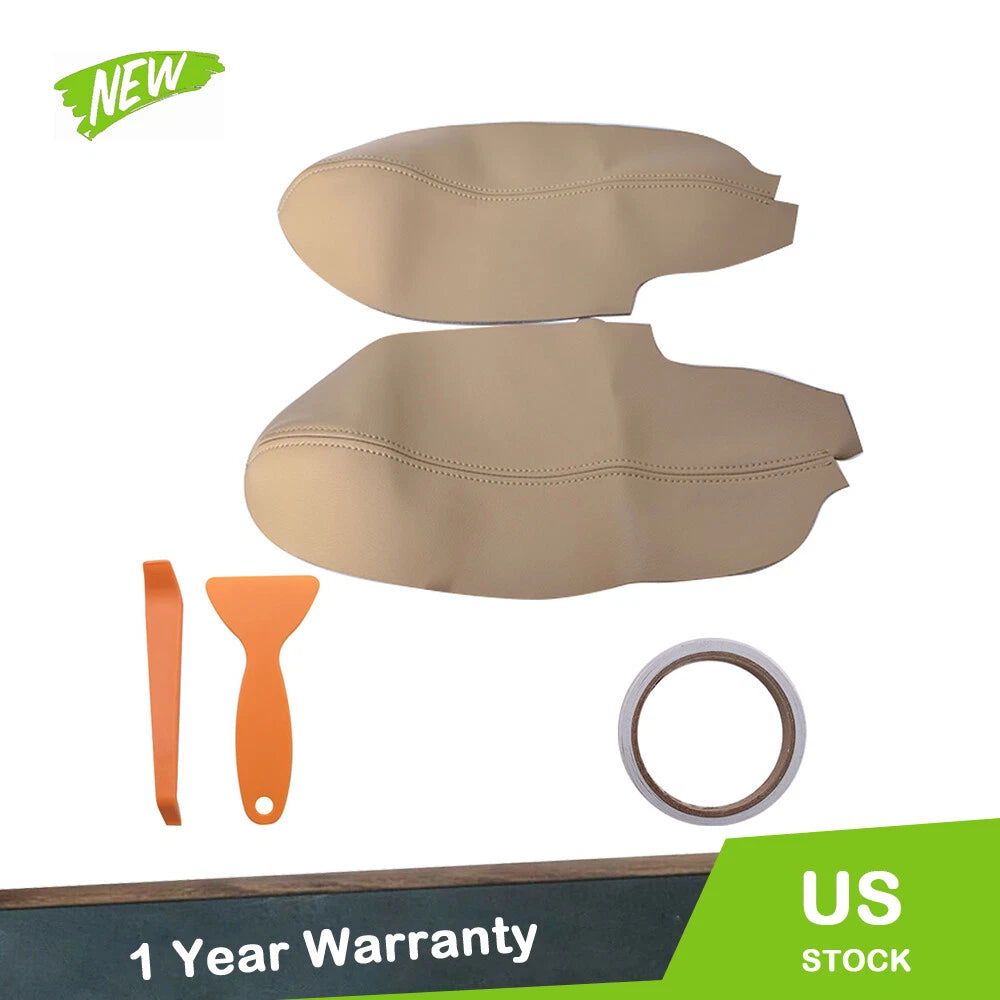 Armrest Cover for Acura TSX (2009–2014) Leather Synthetic Beige