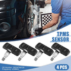 Set of 4 Tire Pressure Sensors TPMS 36236798726 for BMW 328i 528i 535i (2007–2013)