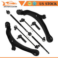 Set of 8 Front Lower Control Arm Ball Joints Tie Rod Ends for Honda Odyssey (2011–2017)