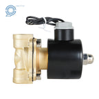 Solenoid Valve for Gas Water Air (12V DC, 1/2 In)