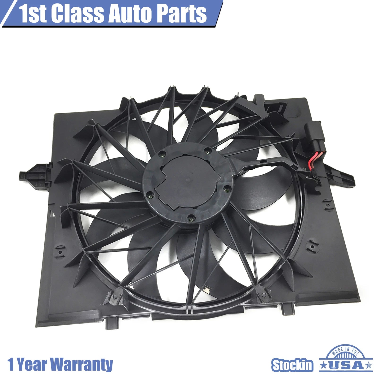 Radiator Cooling Fan for BMW 525 530 545 645 750 (2004–2009)
