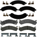 Set of 4 Semi-Metallic Brake Pads for Chevrolet Express/Savana 3500 (2003–2023)