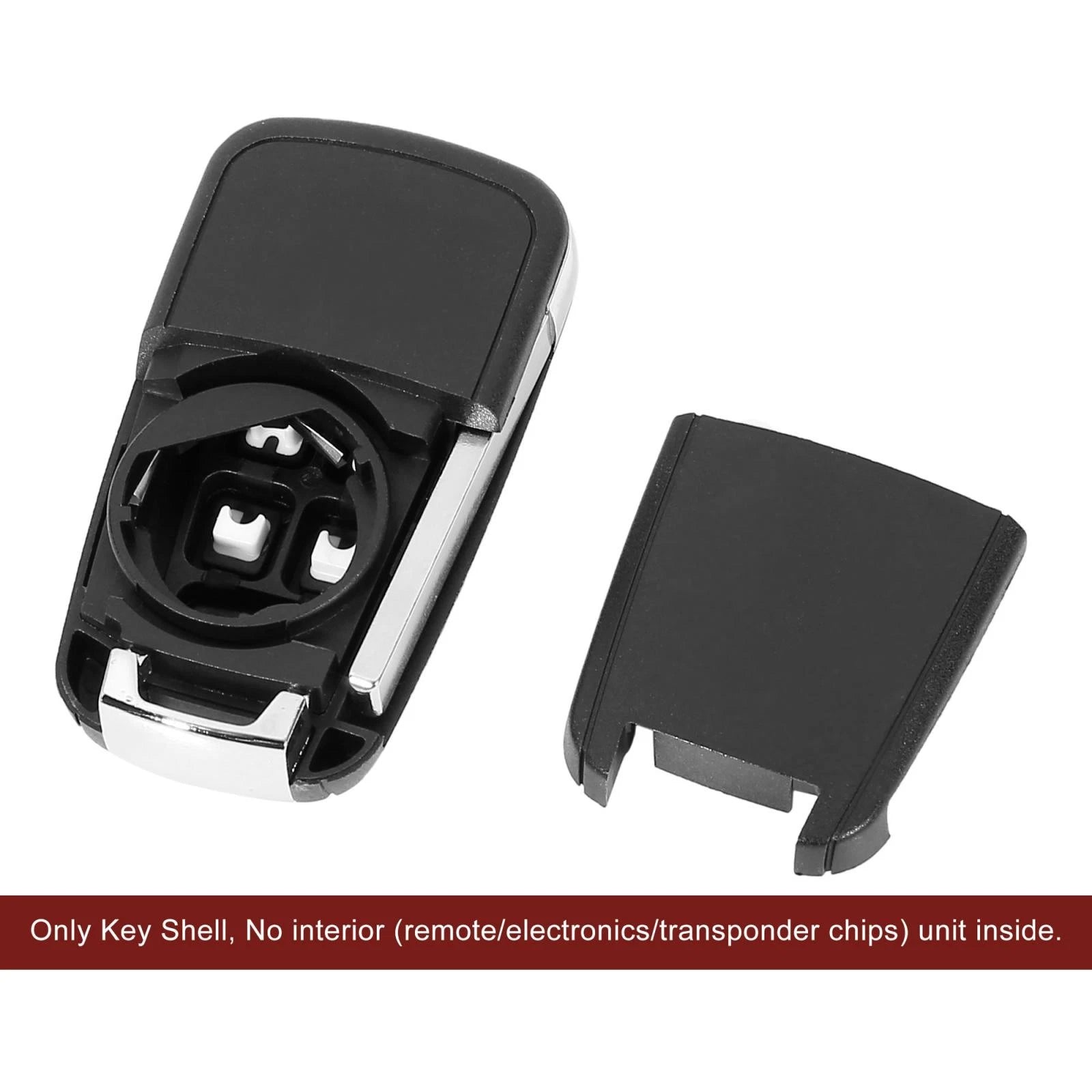 Key Fob Shell Case for Chevrolet Camaro (2010–2015) - 5 Button, Black
