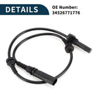 ABS Wheel Speed Sensor Front Left or Right for BMW X5 (2007 - 2018)