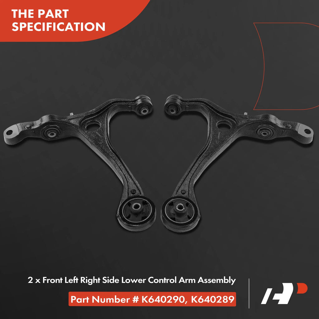 10x Control Arm with Ball Joint & Sway Bar for Honda Accord (2003–2007)