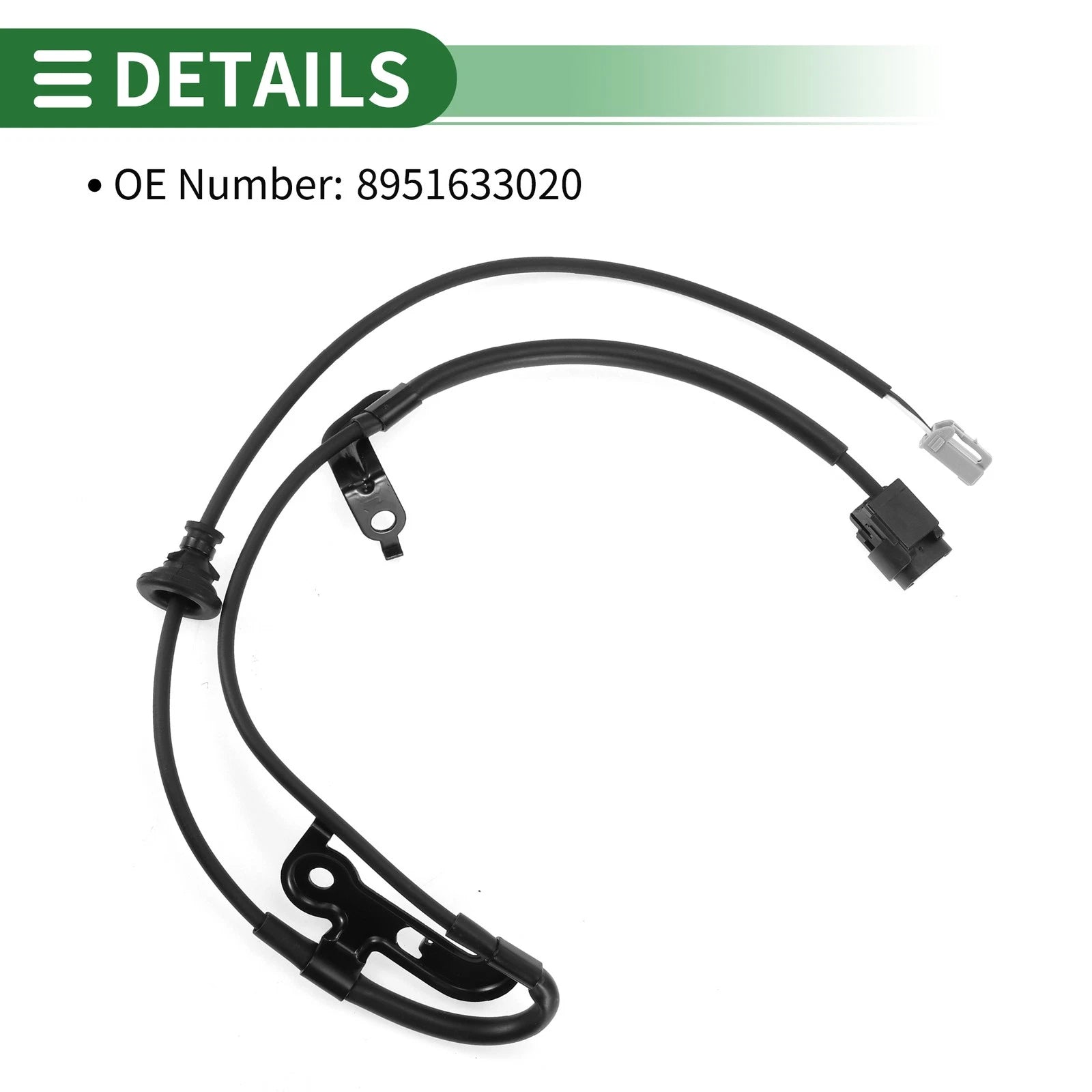 ABS Wheel Speed Sensor No. 8951633020 for Toyota Camry (Rear Left)