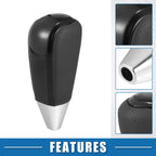 Automatic Gear Shift Knob for Toyota (Black Faux Leather, Perforated)