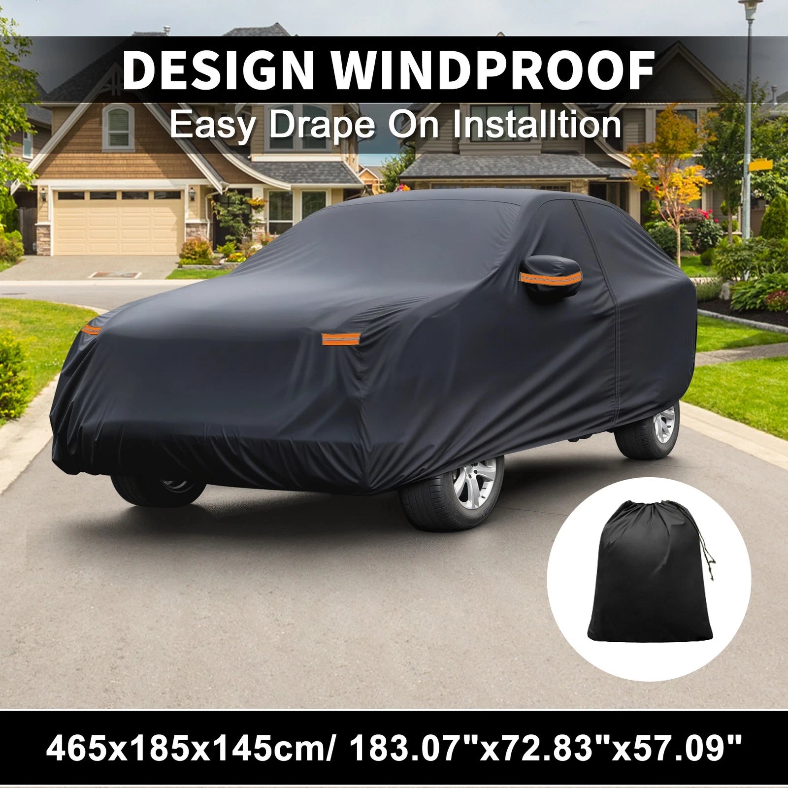 Waterproof Car Cover with Driver Door Zipper for Mazda CX-5 (2013–2023)