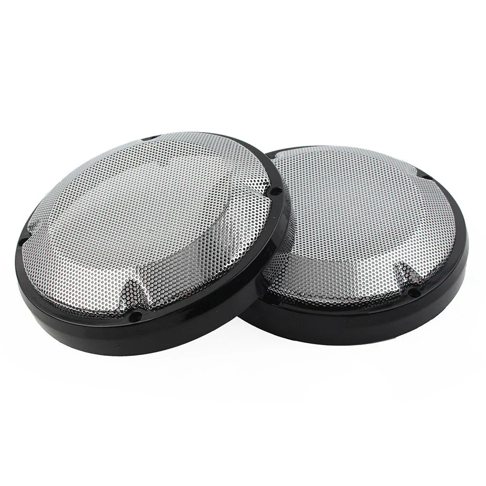 6.5" Saddlebag Lid Speaker Grill Covers for Harley Touring Electra Glide (83-20)