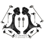 Set of 12 Control Arms Tie Rod Ends Sway Bars for Honda Accord (2013–2017)