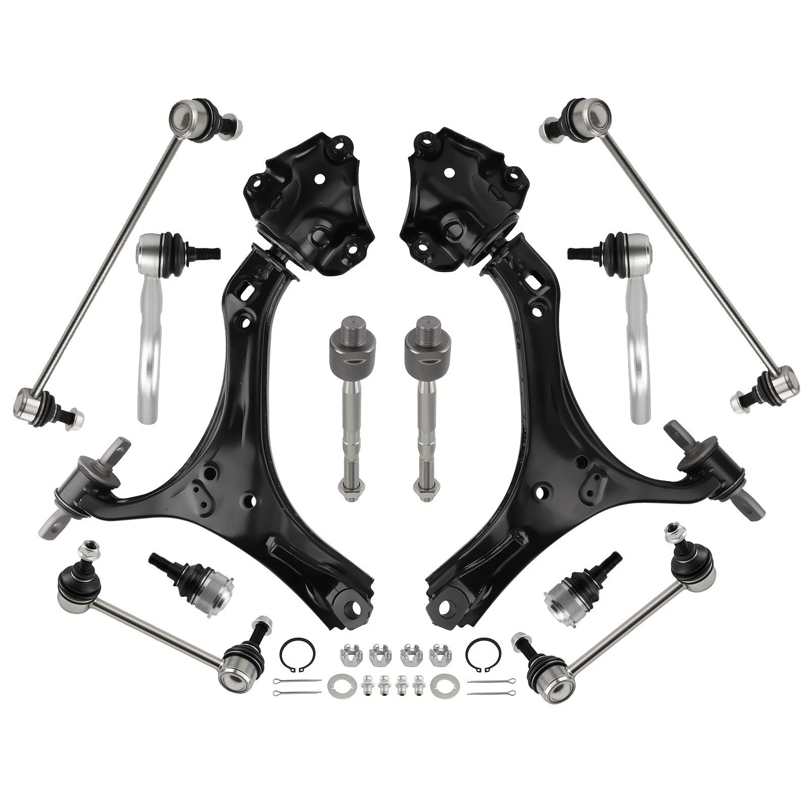 Set of 12 Control Arms Tie Rod Ends Sway Bars for Honda Accord (2013–2017)