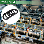 Set of 5 Oil Seals NBR Rubber 50x62x10mm for High Pressure