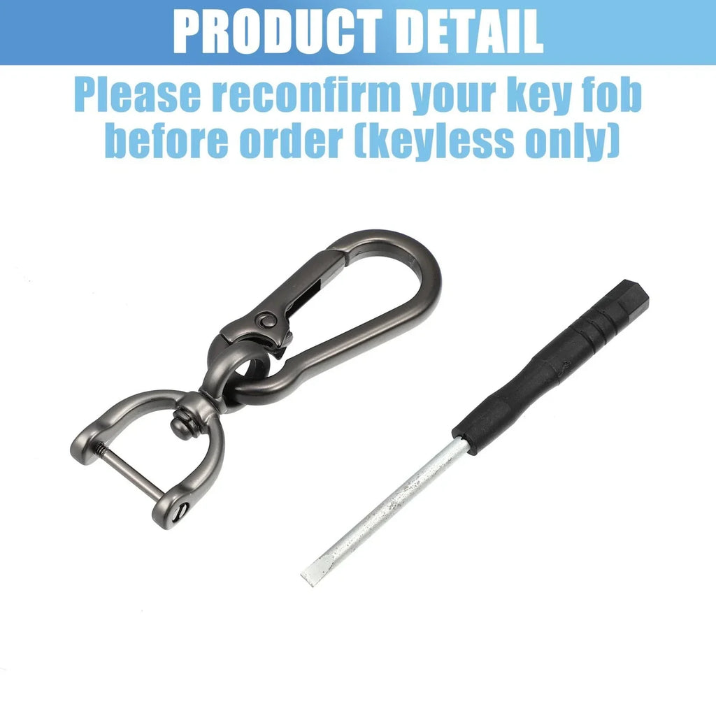 Remote Key Fob Case Cover 4-Button for BMW Faux Leather Black