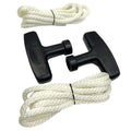 Recoil Starter Rope with Handle for Small Engine Repair (No Tools Required)
