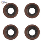 Set of 4 Valve Stem Seals for Honda CRF250R CRF250X (2004–2017) 12209-GB4-681