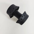 Front 40 Spoke Wheel Hub for Harley Davidson - Black Wrinkle Powder Coat