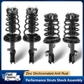 4x Front & Rear Shock Struts w/ Coil Spring for Toyota Camry ES350 (2007–2011)
