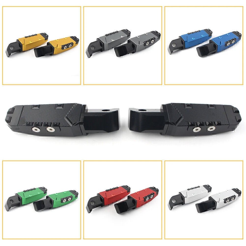 CNC Aluminum Rear Passenger Footrests Foot Pegs for Yamaha FZ1 YZF R3 (2006–2020)