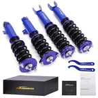 Set of 4 Adjustable Height Coilovers for Nissan 300ZX Z32 (1990–1996)