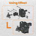 Adjustable Trailer Hitch for Air Suspension (6" Rise/Drop)