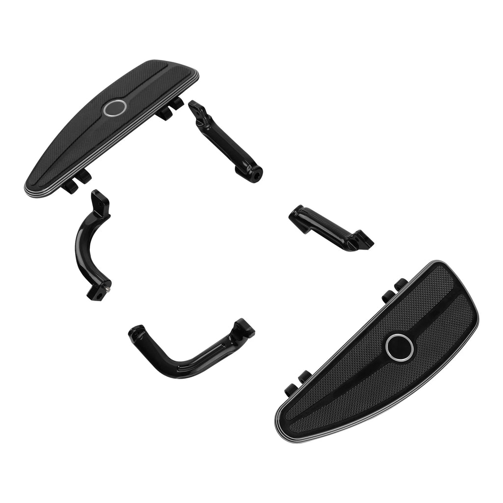 Half-Shield Rider Footboard w/ Mount Bracket for Harley Electra Glide (2014–2023)