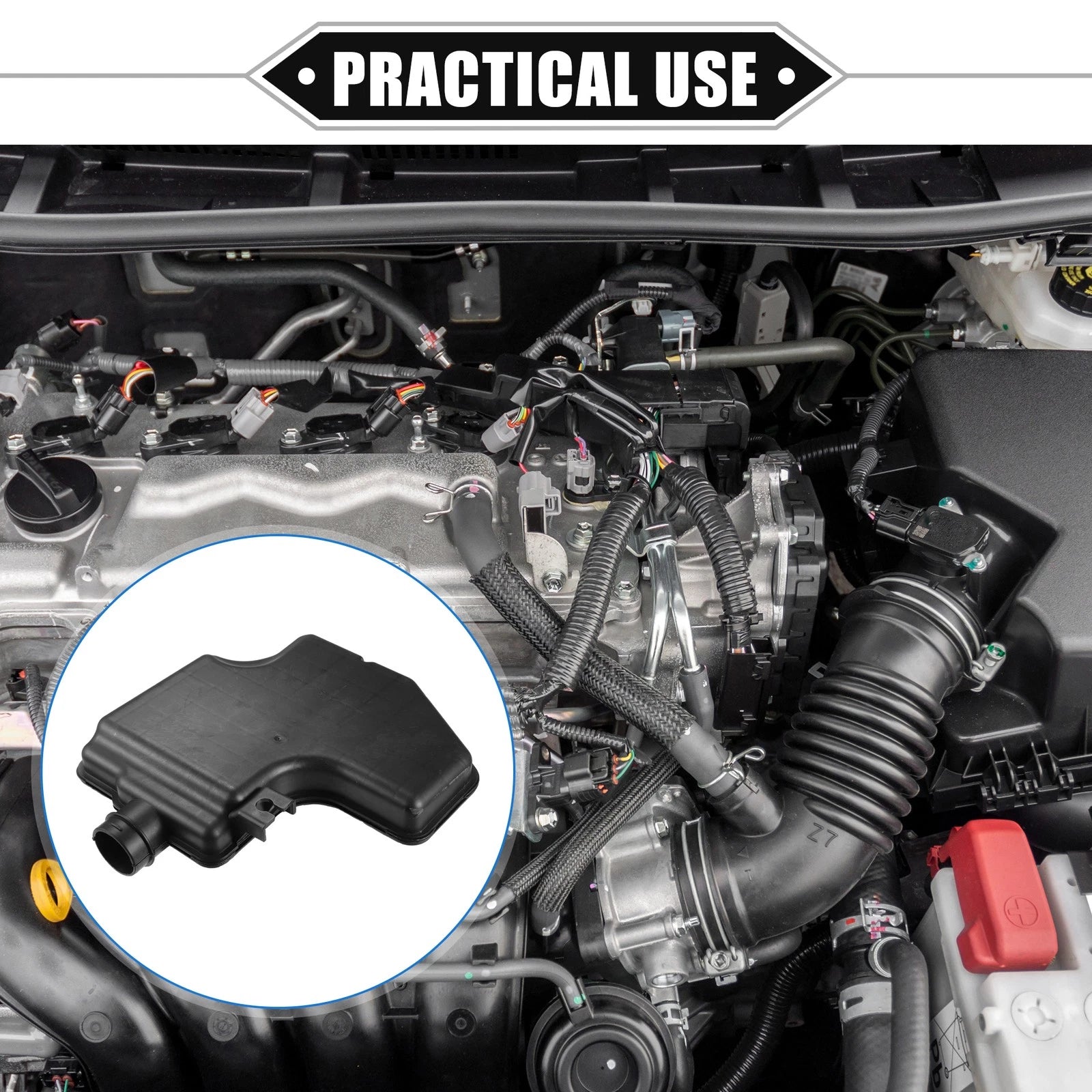 Air Intake Lower Resonator for Honda CR-V (2007–2009) No. 17230RZA000 Black