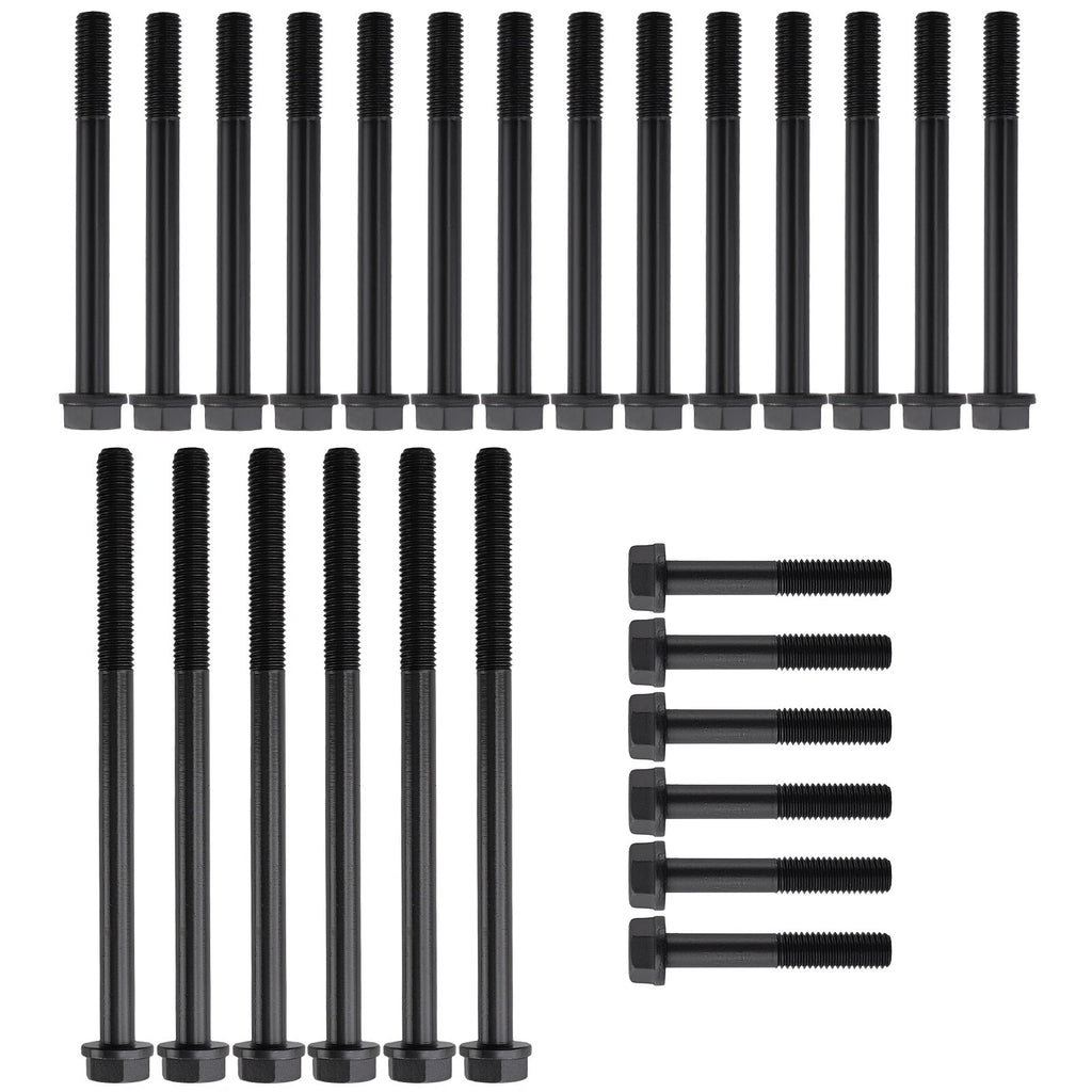 26 pcs Cylinder Head Bolts for Cummins 6BT Dodge Ram 5.9L (1989–1998) 3900046