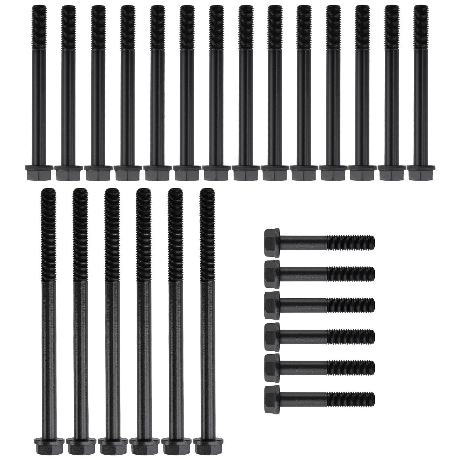 26 pcs Cylinder Head Bolts for Cummins 6BT Dodge Ram 5.9L (1989–1998) 3900046