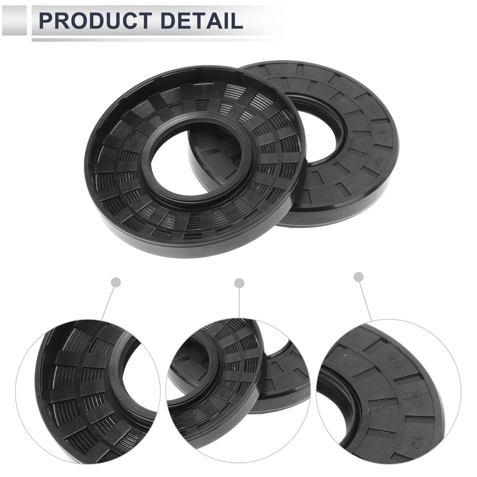 Set of 5 Oil Seal Rotary Shaft Seal for Various Models (40x90x12mm)