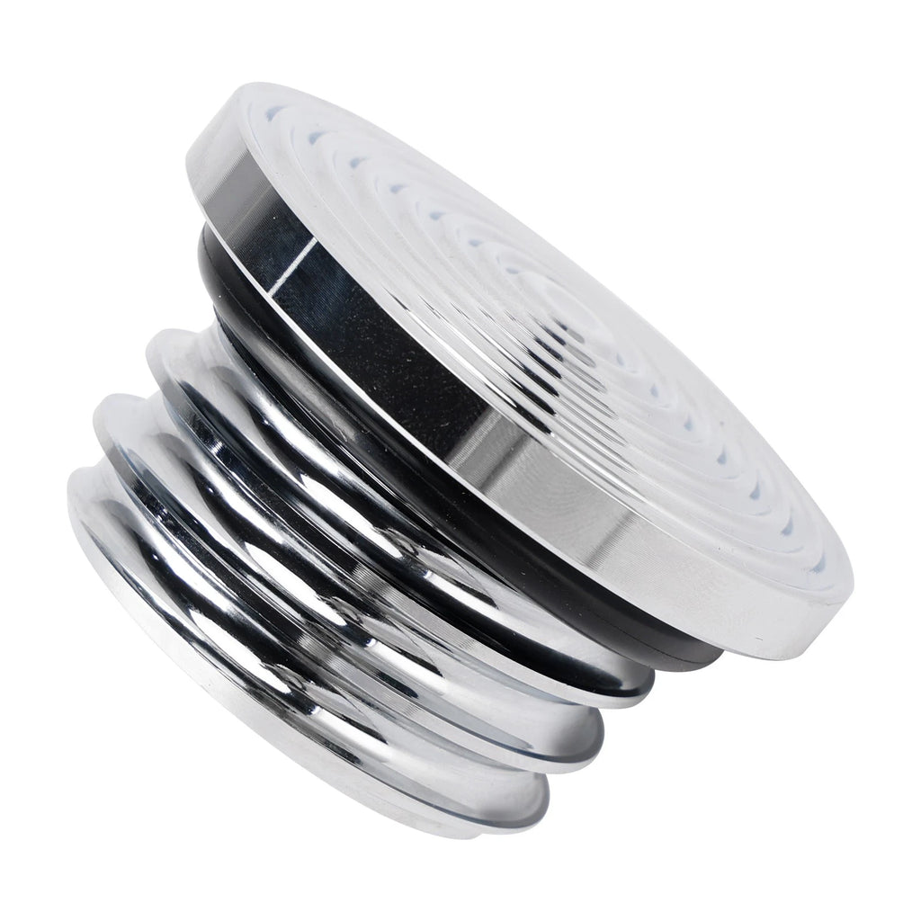 Chrome Aluminum Fuel Gas Cap for Harley Sportster XL, Dyna, Softail, Touring